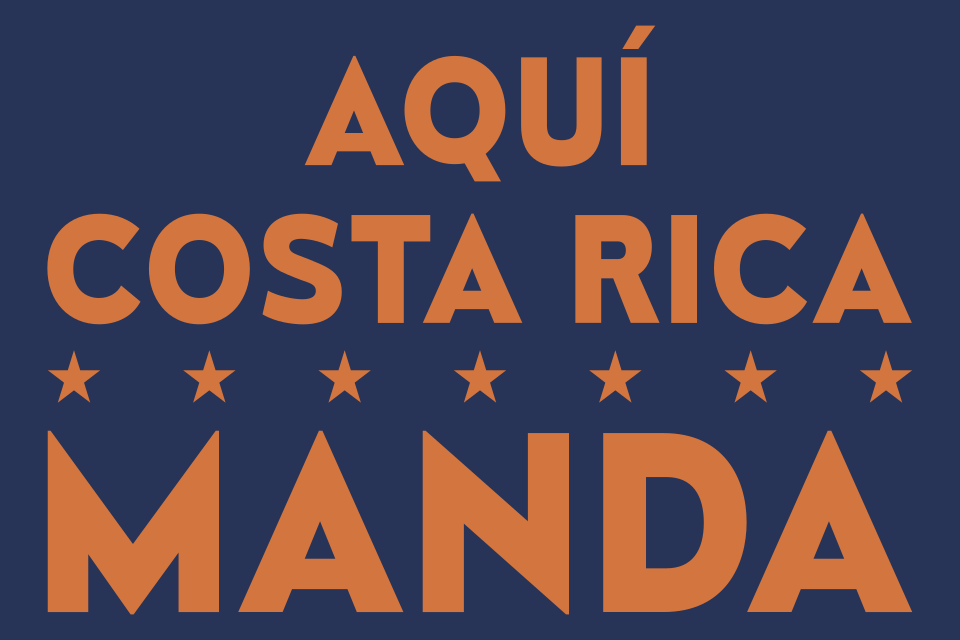 Divisa electoral de AQUÍ COSTA RICA MANDA